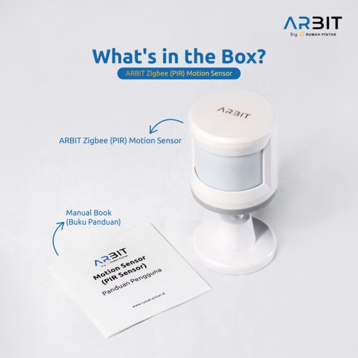 ARBIT Zigbee PIR Motion Sensor - ARBIT Smart Home