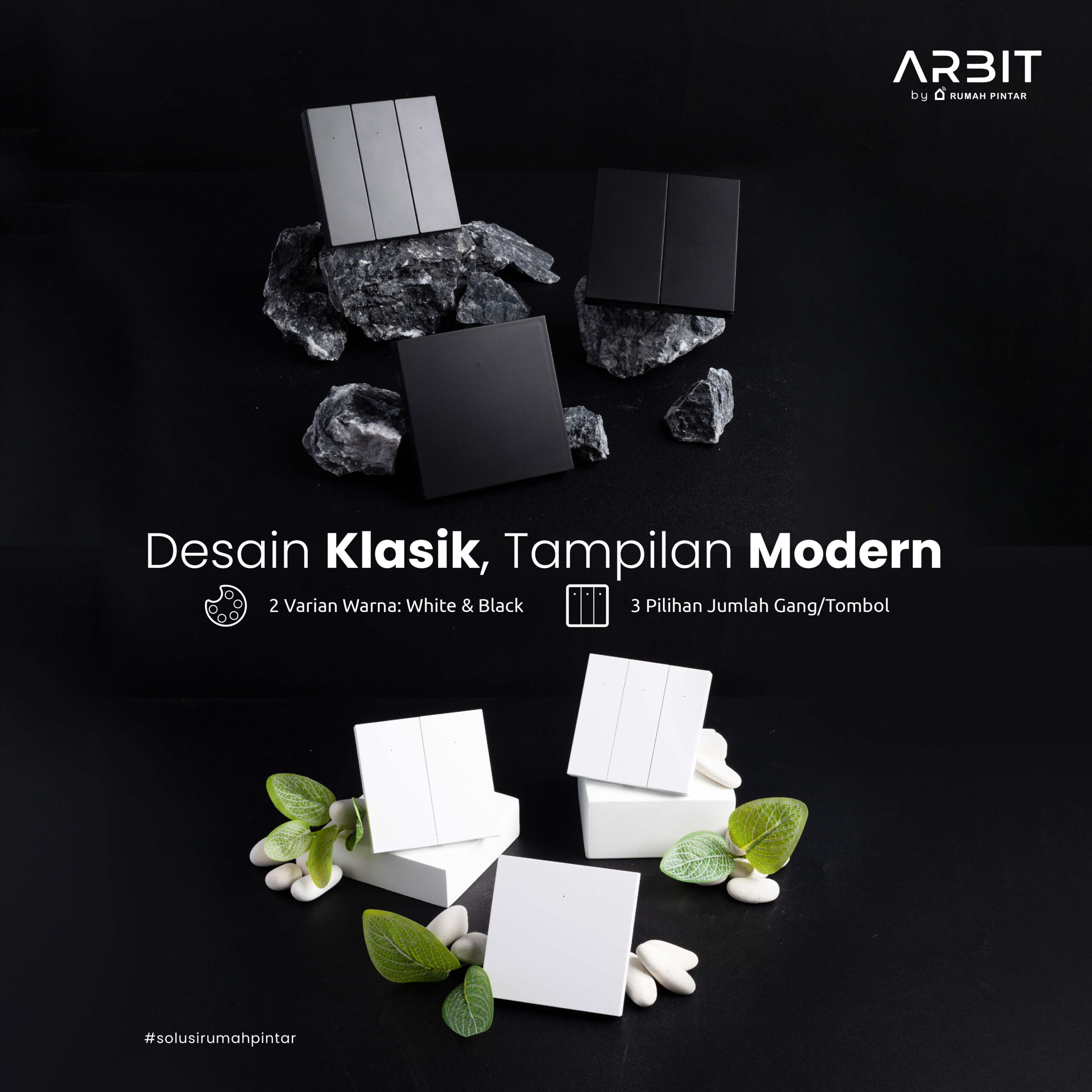 ARBIT Zigbee Wall Switch N Series - Black - Image 5