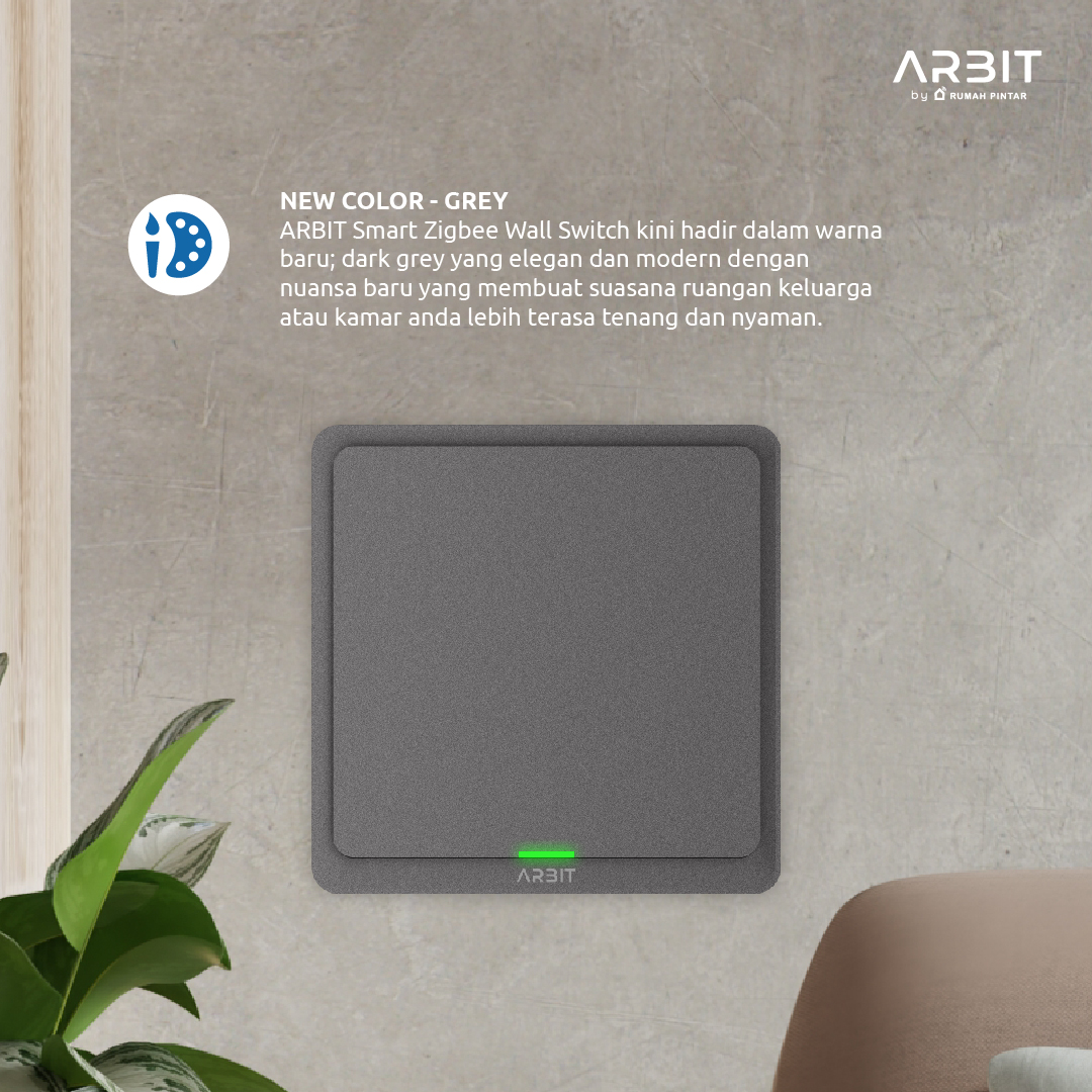 ARBIT Zigbee Wall Switch - Grey - Image 5