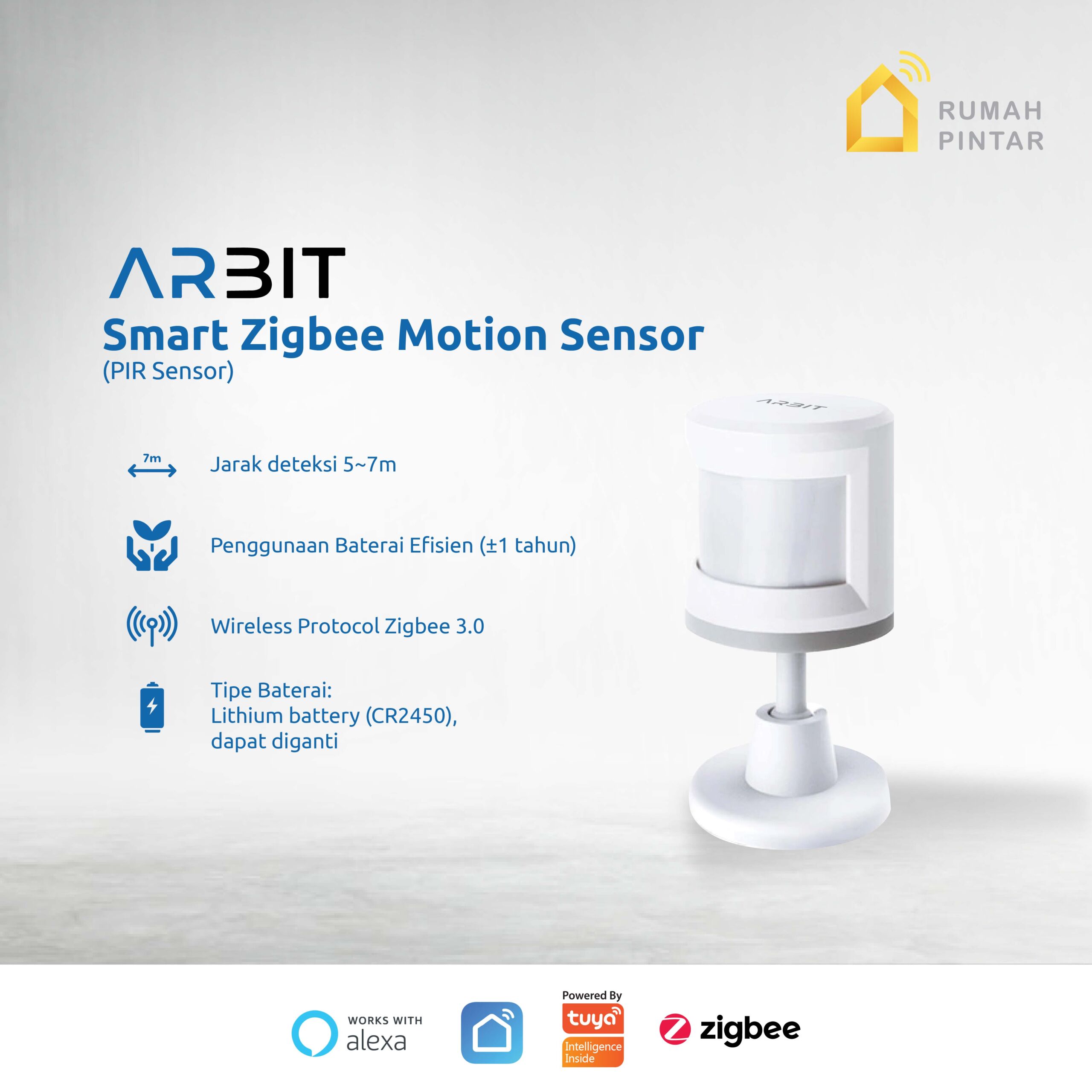 ARBIT Zigbee PIR Motion Sensor - Image 2