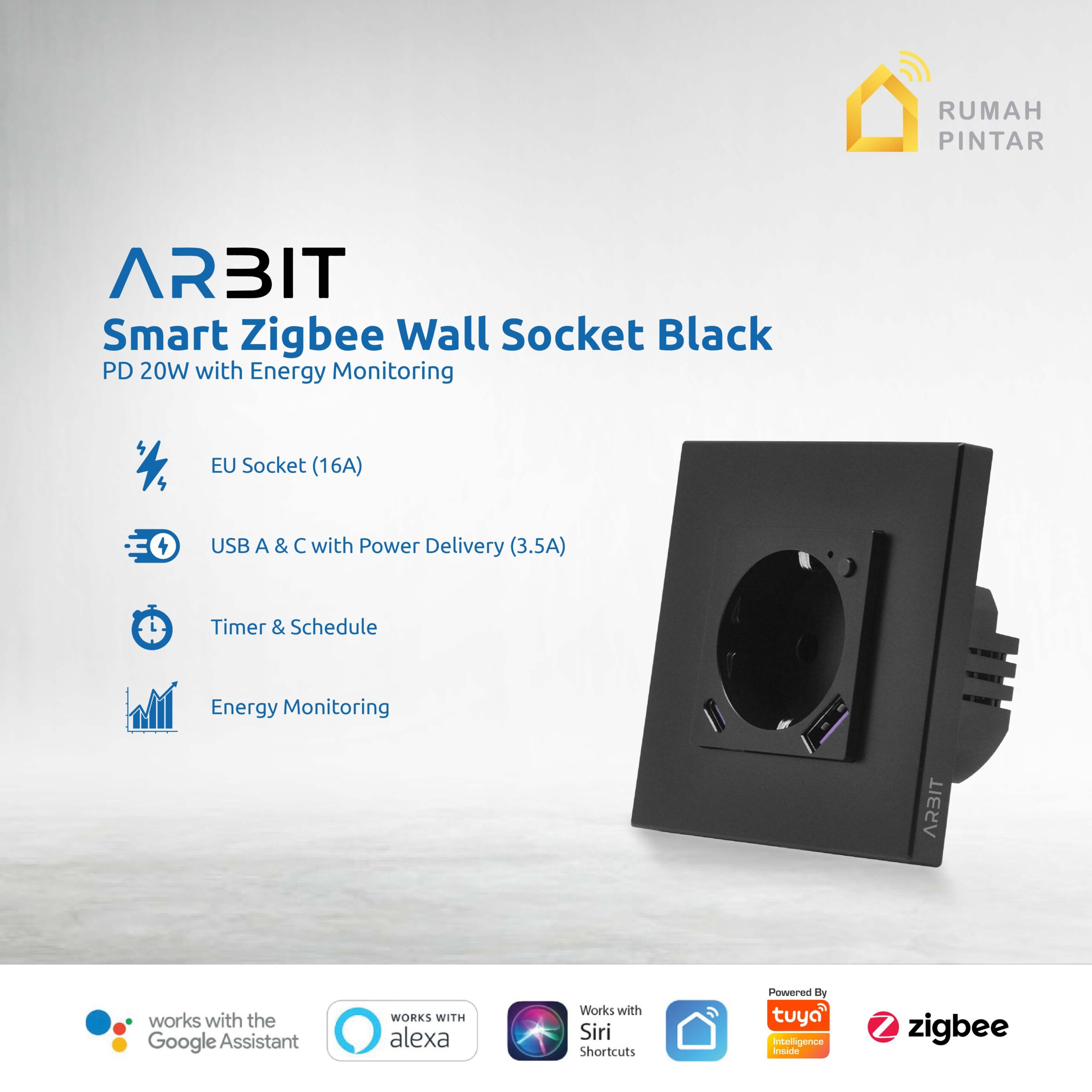 ARBIT Zigbee Wall Socket - Image 4