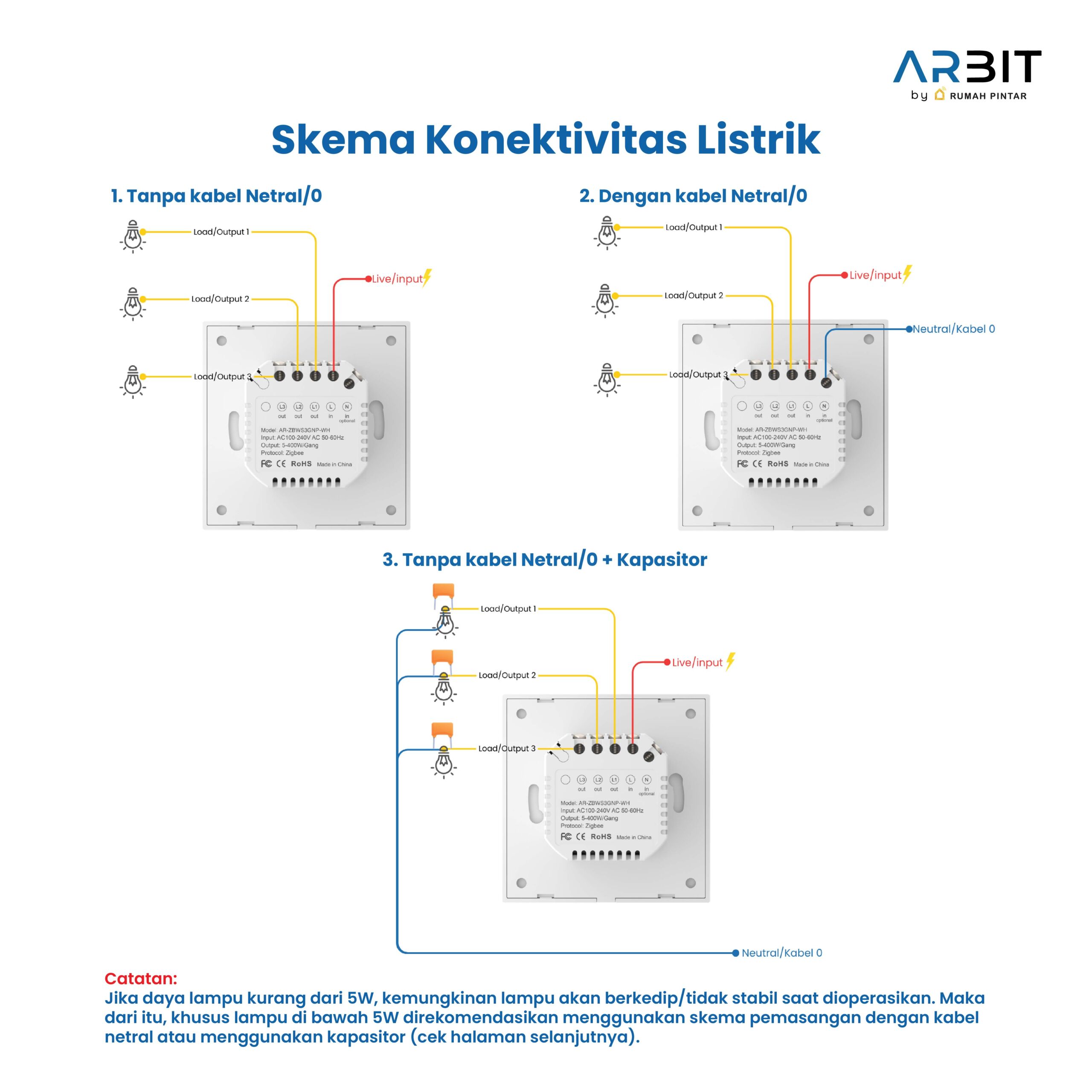 ARBIT Zigbee Wall Switch N Pro Series - Black - Image 9