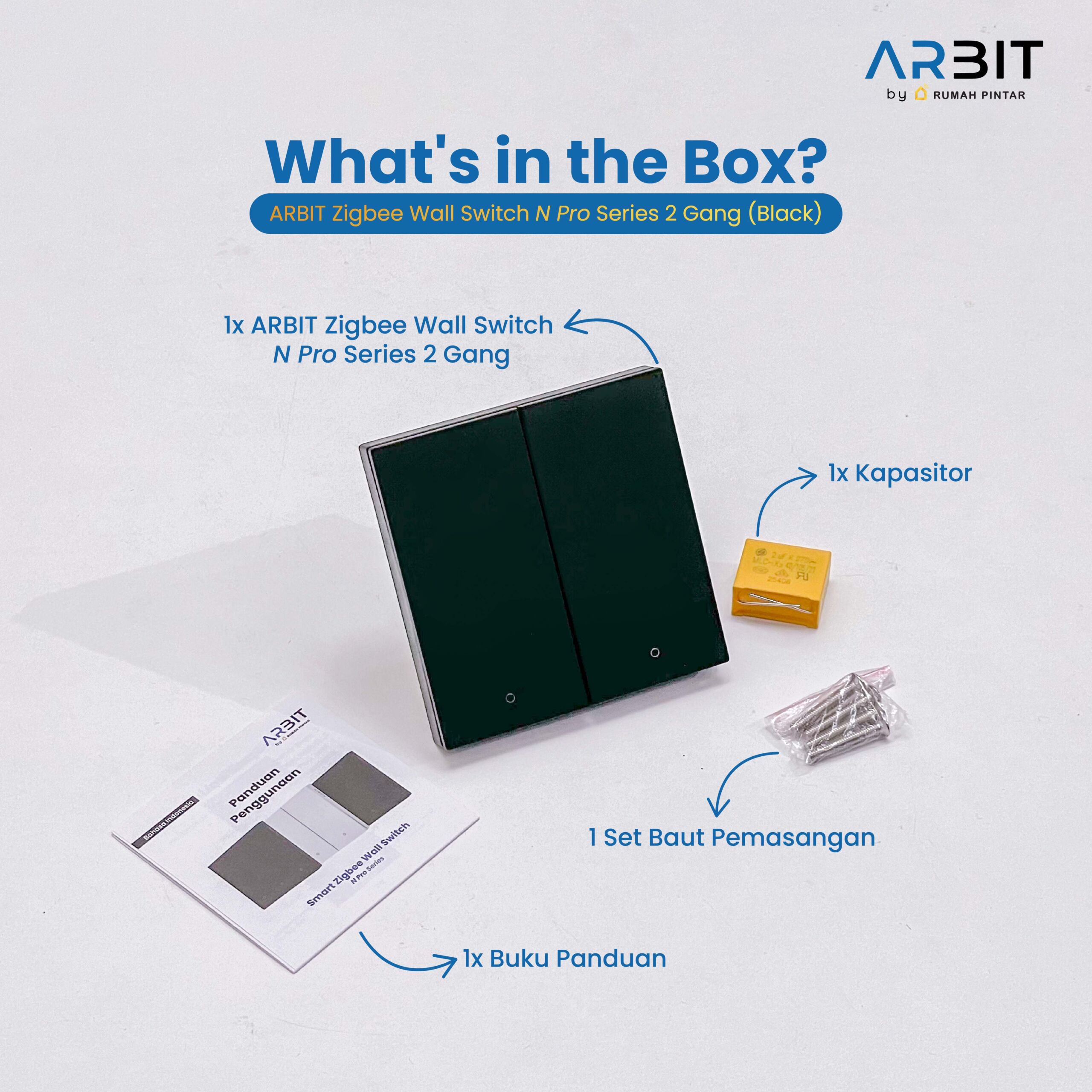 ARBIT Zigbee Wall Switch N Pro Series - Black - Image 13